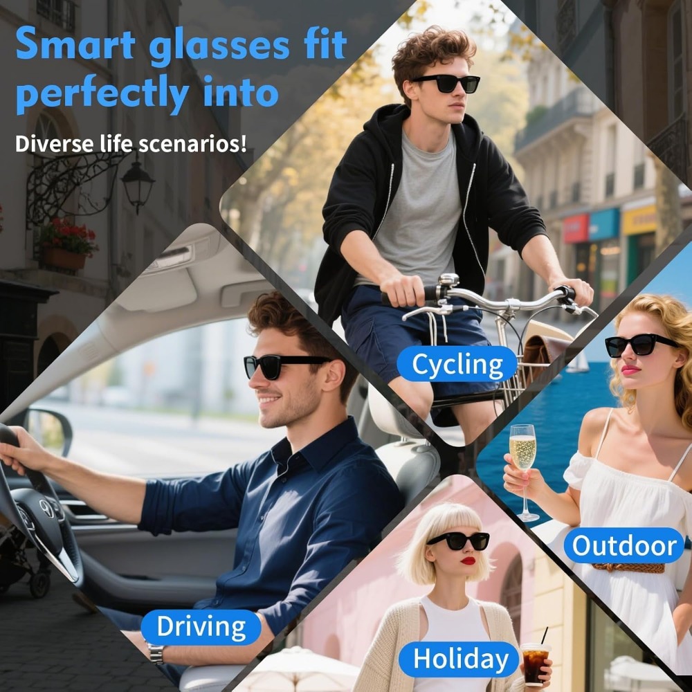 Smart Glasses with 8MP Camera, - огляд і ціна Smart Glasses Lens