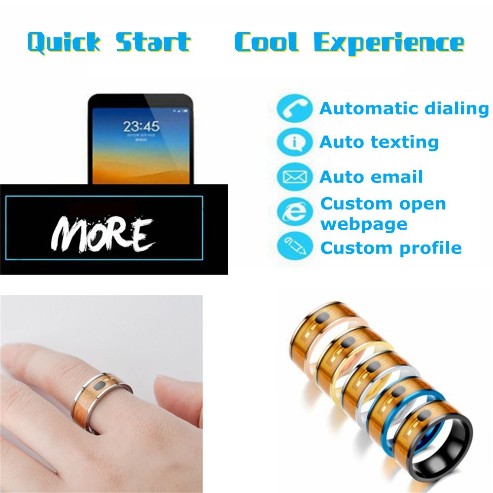 Fashion Technology Multifuncti - огляд і ціна Smart Ring Nfc Pay