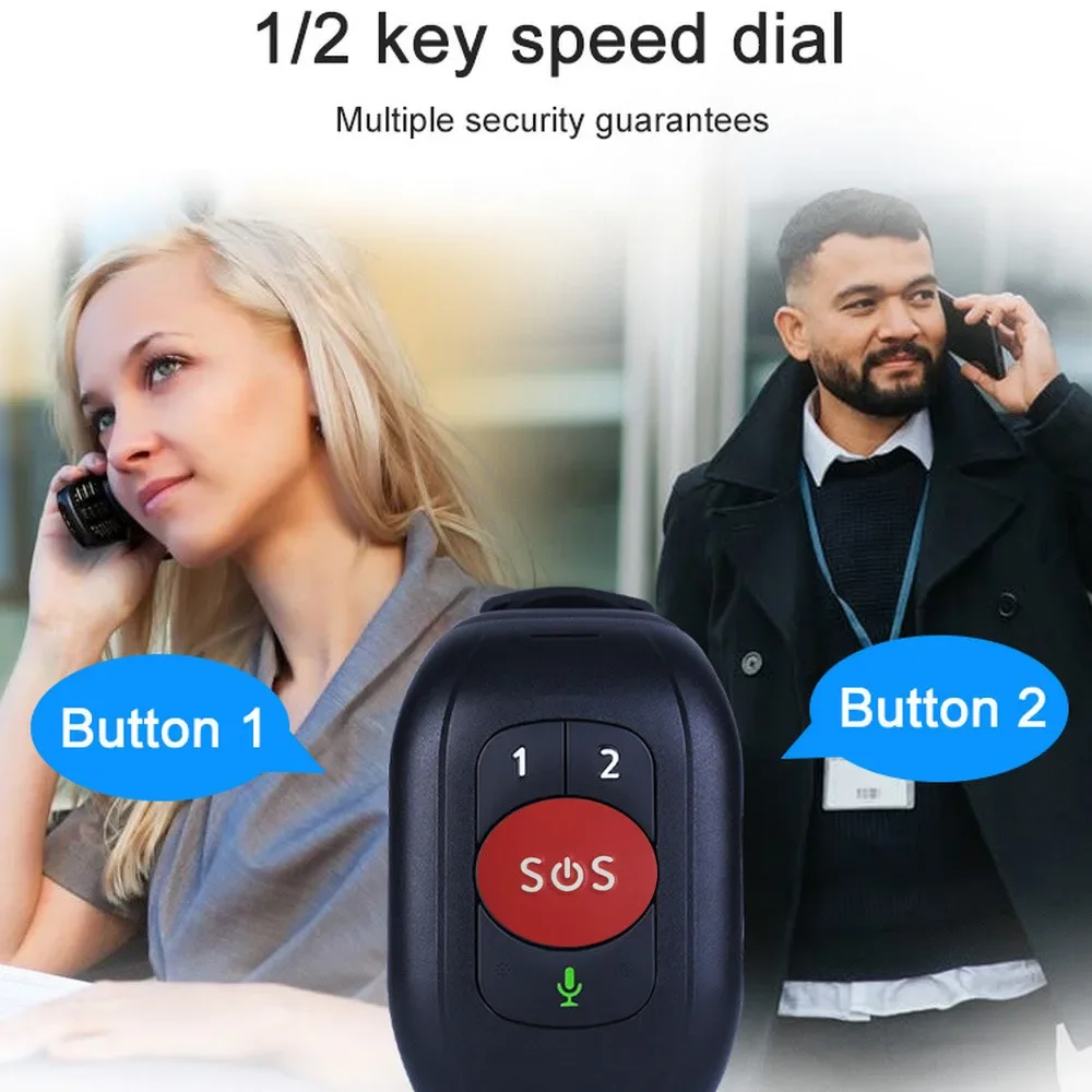 Elderly 4G LTE SOS Watch GPS T - огляд і ціна Fall Detection Watch