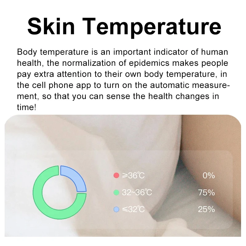 Smart Ring with Charging Case  - огляд і ціна Temperature Ring Skin