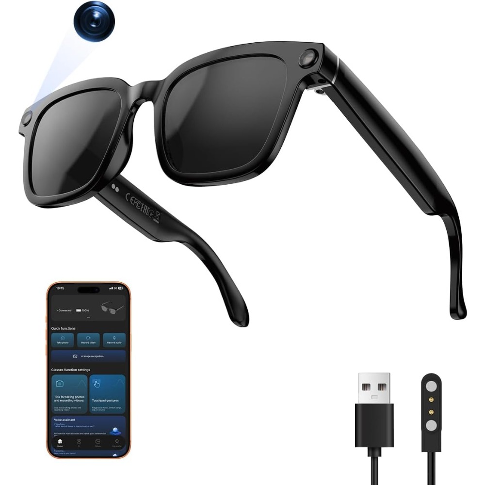 Smart HD Camera Glasses with V - огляд і ціна Smart Glasses Lens