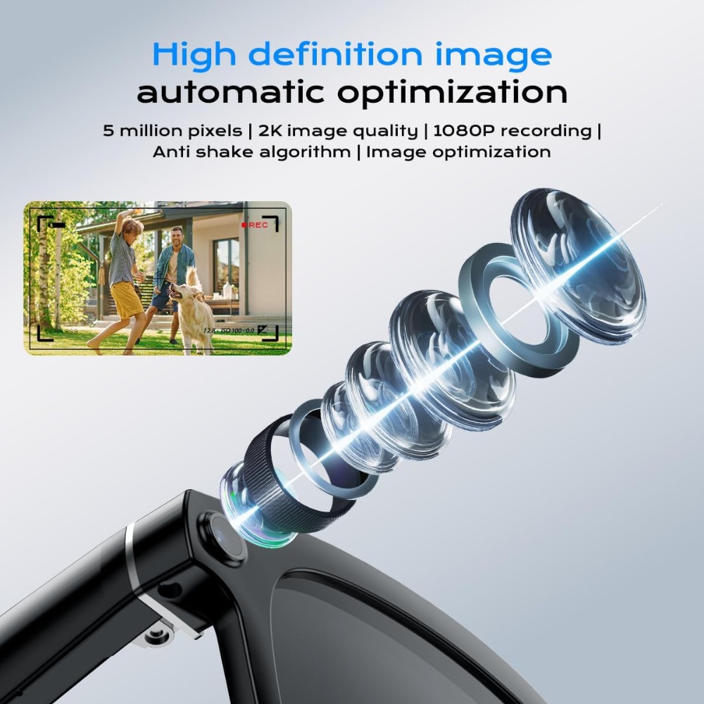 Smart HD Camera Glasses with V - огляд і ціна Smart Glasses Lens