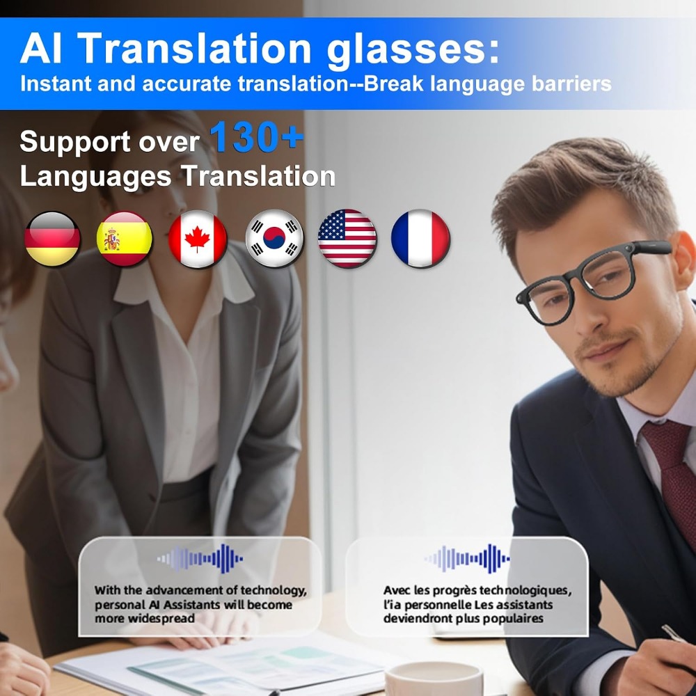 Smart Glasses with HD Camera,  - огляд і ціна Smart Glasses Lens