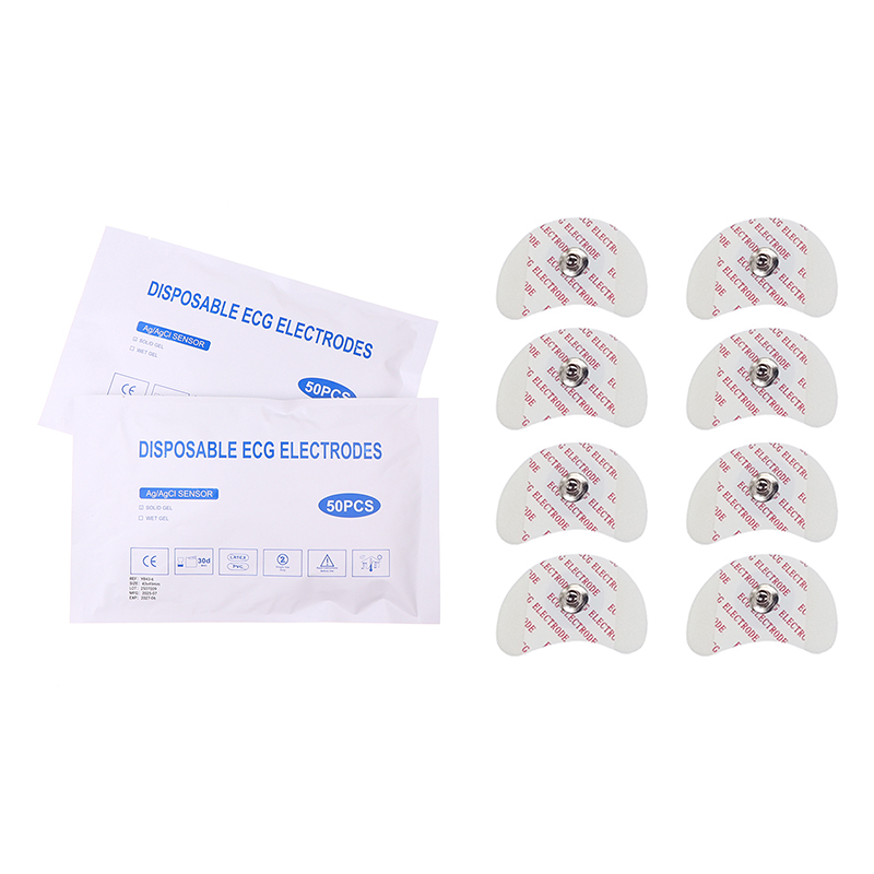 50PCS Each Bag 2439 White Foam - огляд і ціна Ecg Patch Monitor