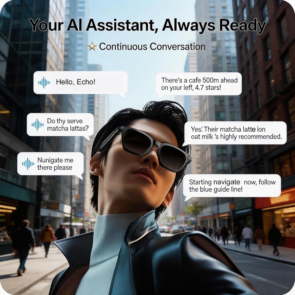 Smart Glasses: 4K Video, Dual  - огляд і ціна Smart Glasses Lens