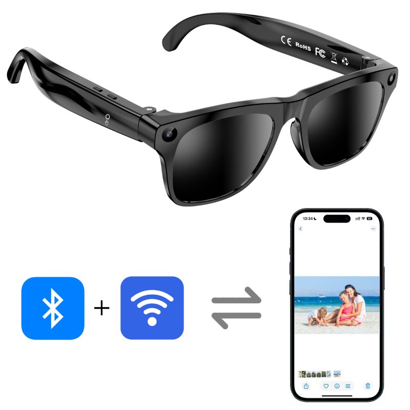 Lenovo 32G Memory 800W 4K Came - огляд і ціна Smart Glasses Lens