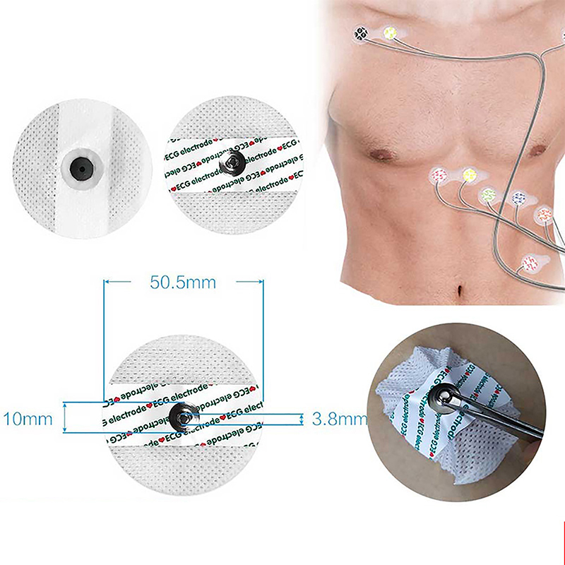 50PCS/Bag Electrode Patch Medi - огляд і ціна Ecg Patch Monitor