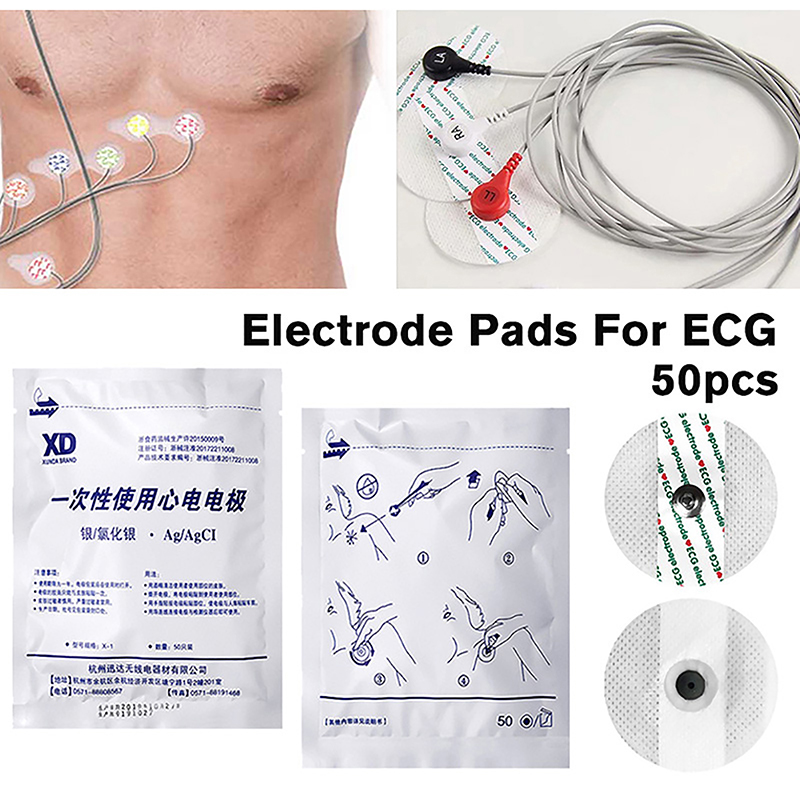 50PCS/Bag Electrode Patch Medi - огляд і ціна Ecg Patch Monitor