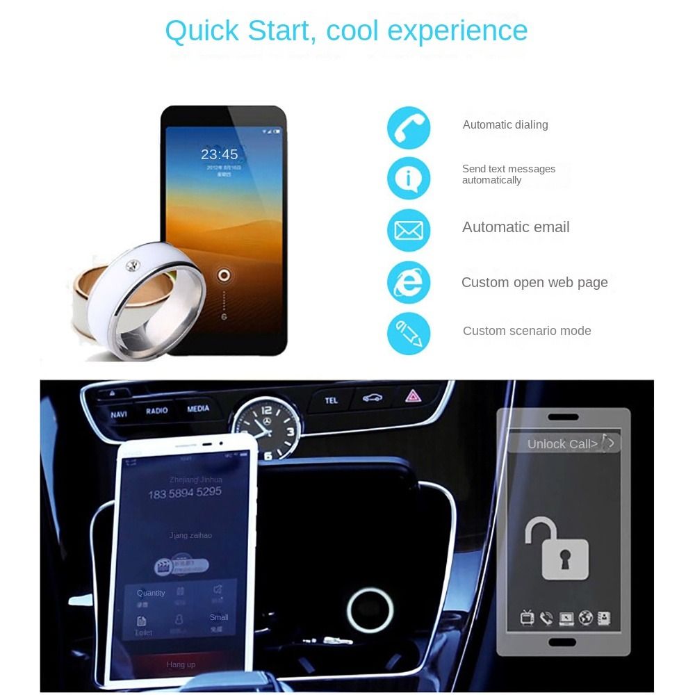 Multifunctional NFC Smart Ring - огляд і ціна Smart Ring Nfc Pay