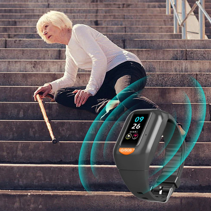 Newest Elderly 4G Smart Watch  - огляд і ціна Fall Detection Watch