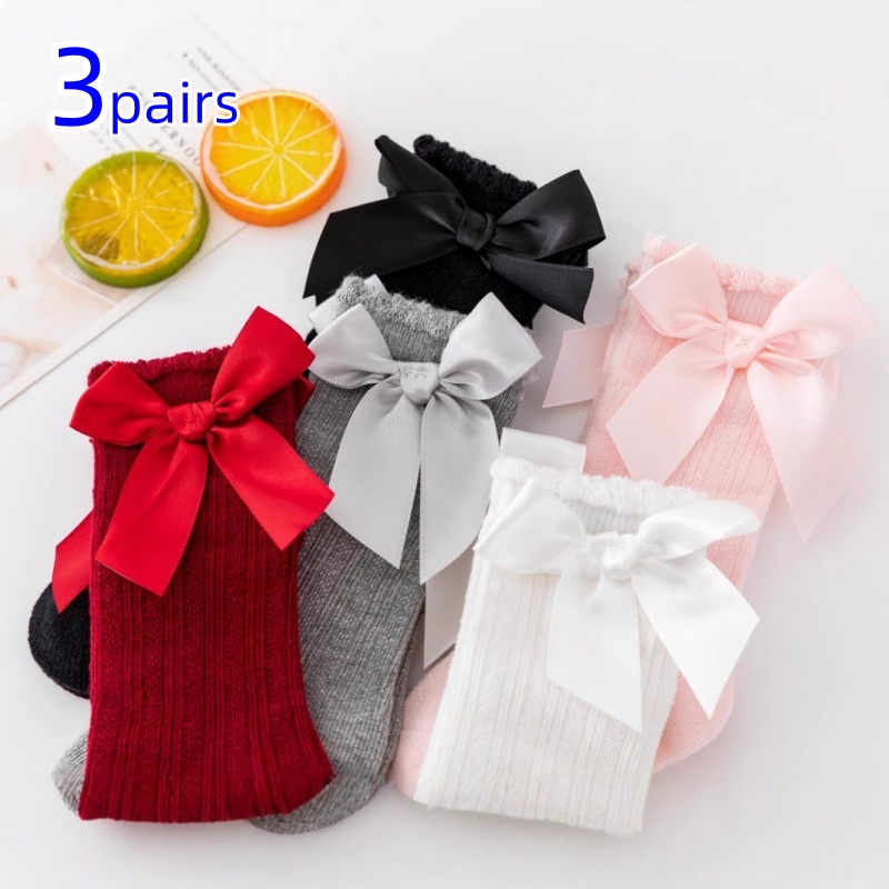 3Pairs/set Baby Girls Socks Bi - огляд і ціна Baby Sock Oximeter