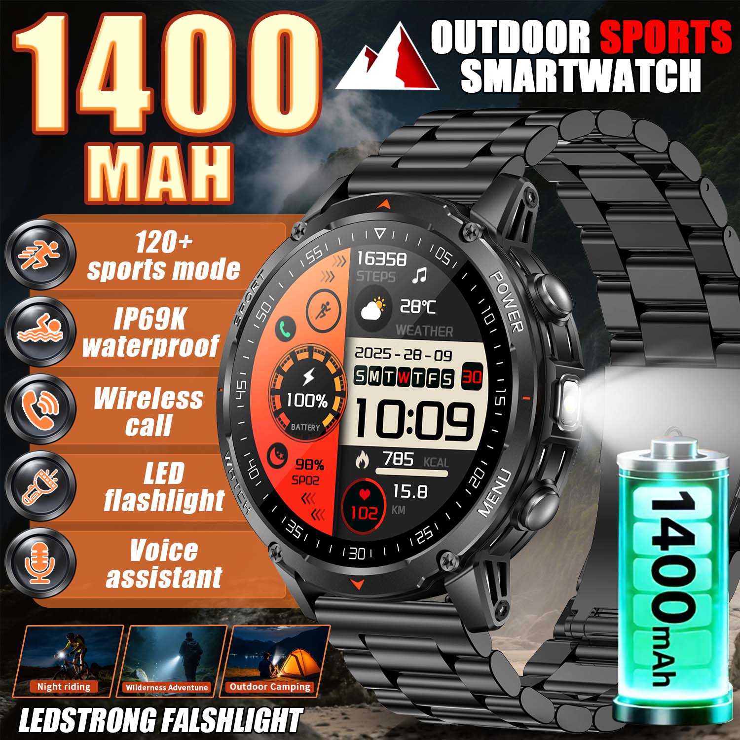2026 New Military Smart Watch  - огляд і ціна Smart Insole Pressure