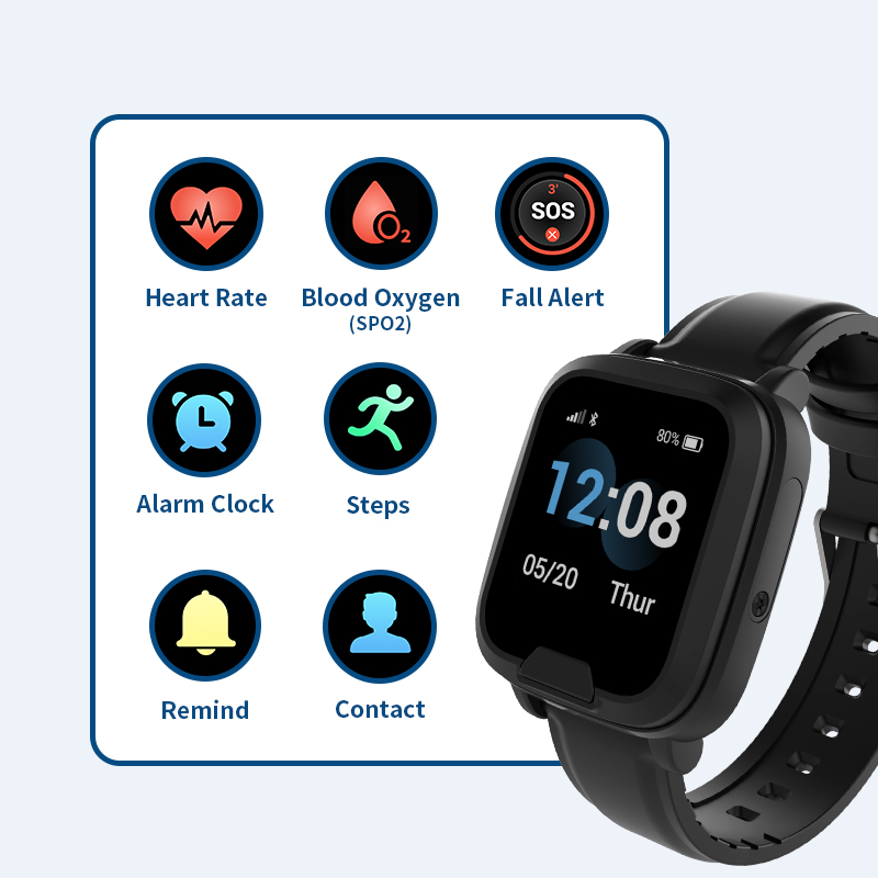 Seniors Smartwatch with GPS Fa - огляд і ціна Fall Detection Watch