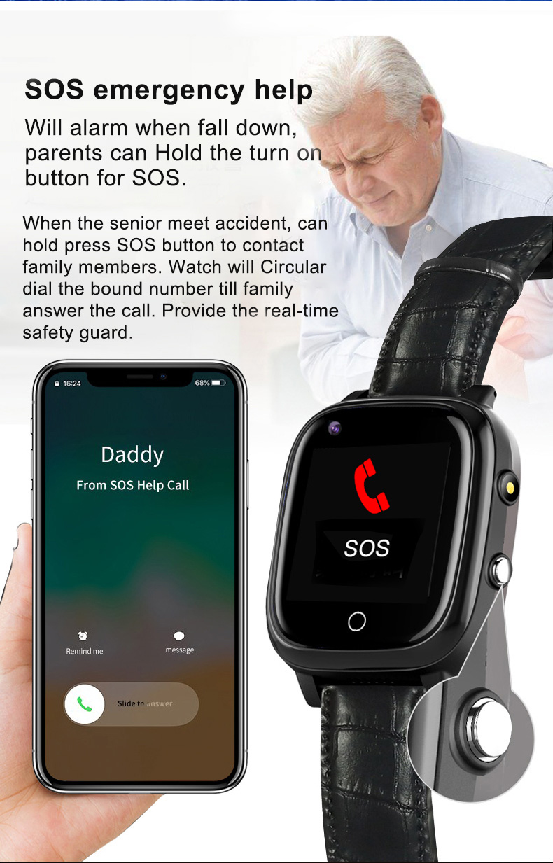 Elderly Smart Watch For Old Pe - огляд і ціна Fall Detection Watch