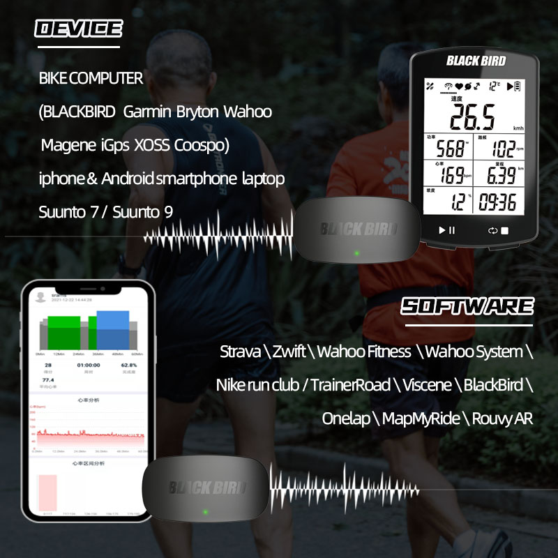 BlackBird HR1 Heart Rate Senso - огляд і ціна Breath Rate Monitor