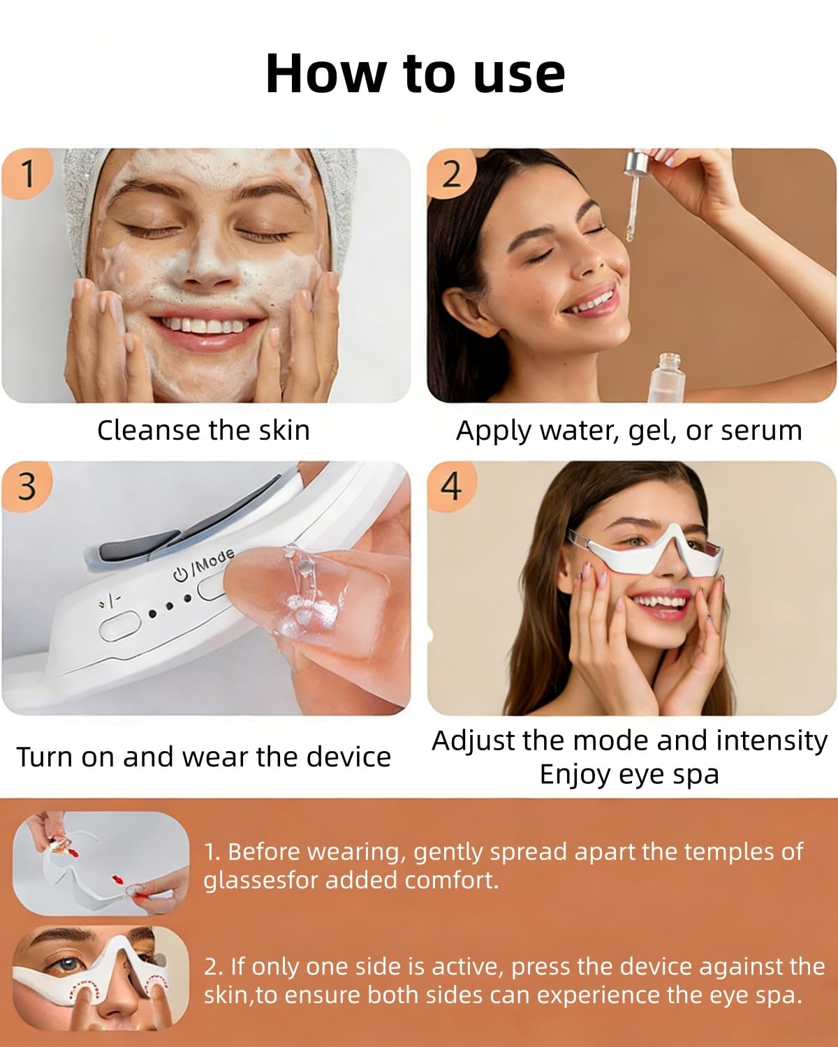 Under Eye Red Light Therapy De - огляд і ціна Light Therapy Glasses