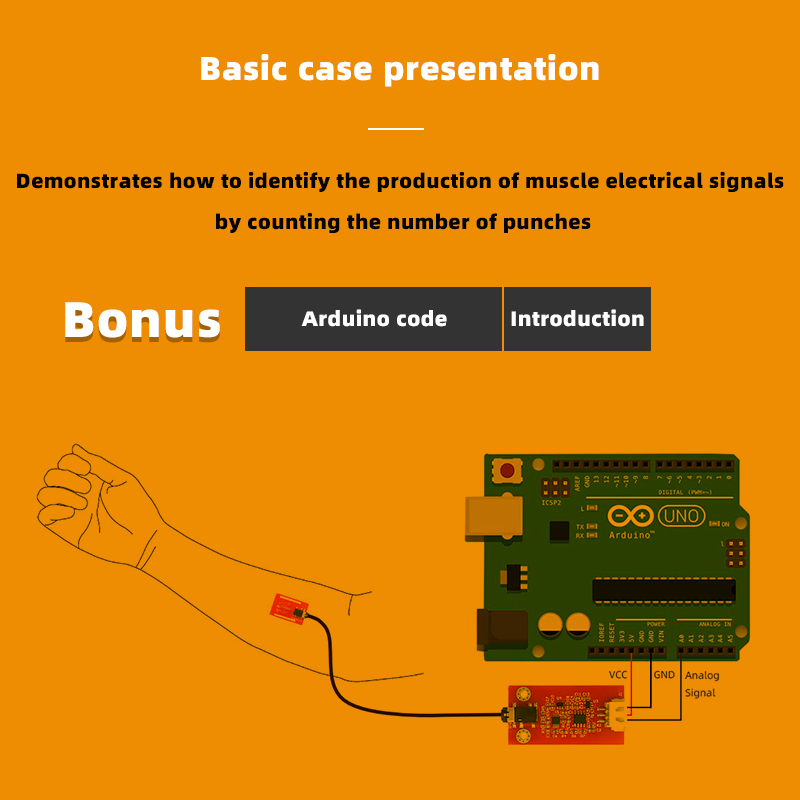 Dry Electrode EMG Sensor Elect - огляд і ціна Muscle Sensor Emg