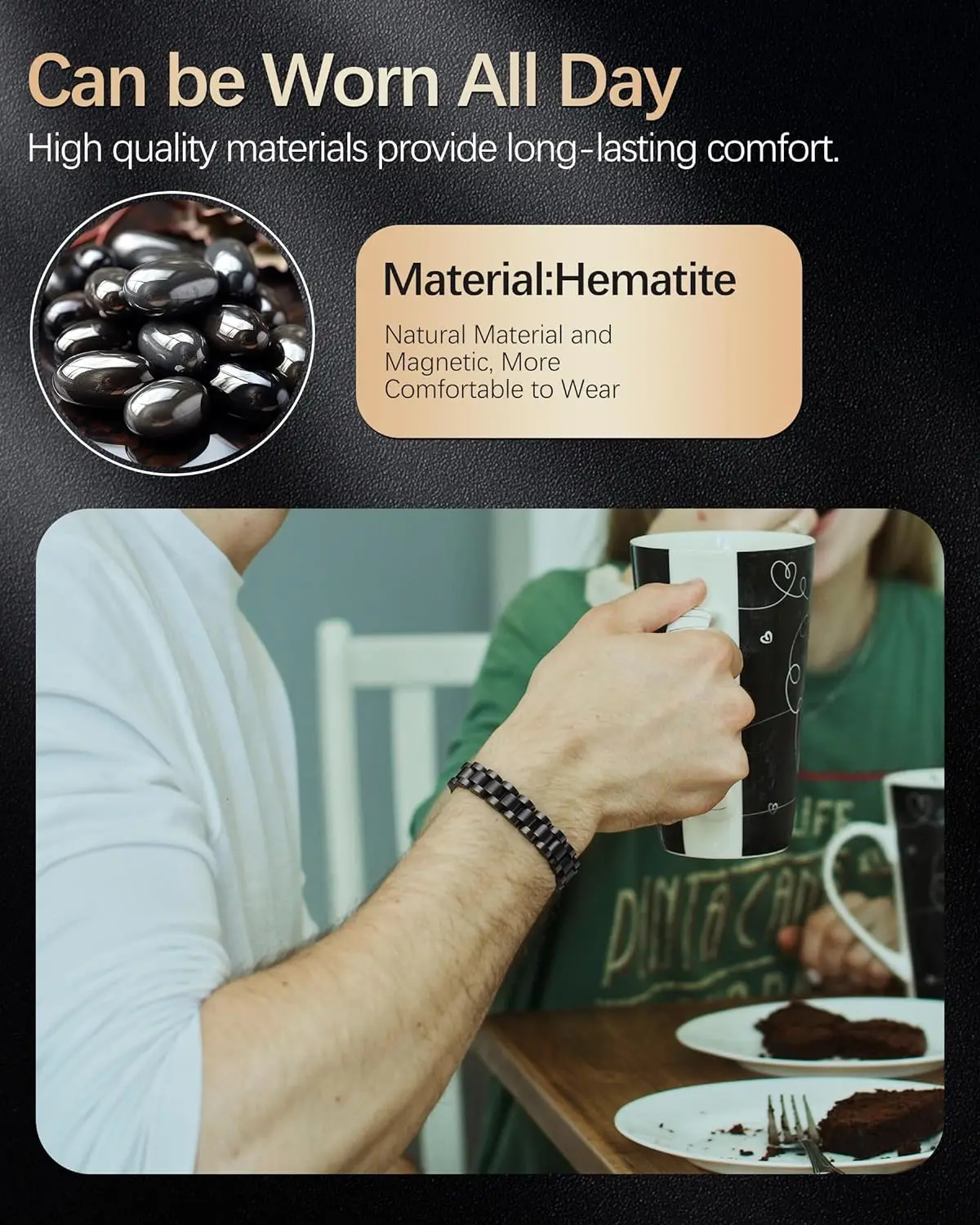 Titanium Steel Hematite Magnet - огляд і ціна Meditation Headband Eeg
