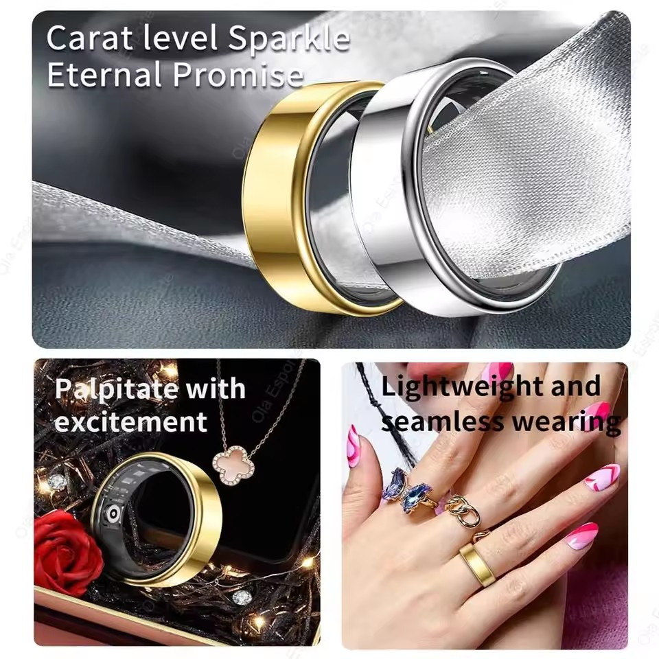 NEW R09 Smart Ring Men Women w - огляд і ціна Temperature Ring Skin