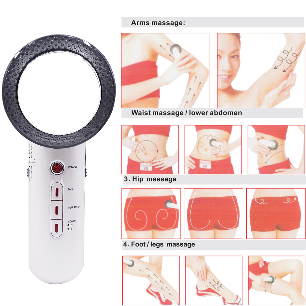 3 in 1 ems Ultrasound Cavitati - огляд і ціна Galvanic Skin Sensor