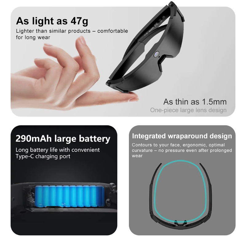 Mijia Al Smart Glasses Cycling - огляд і ціна Smart Glasses Lens