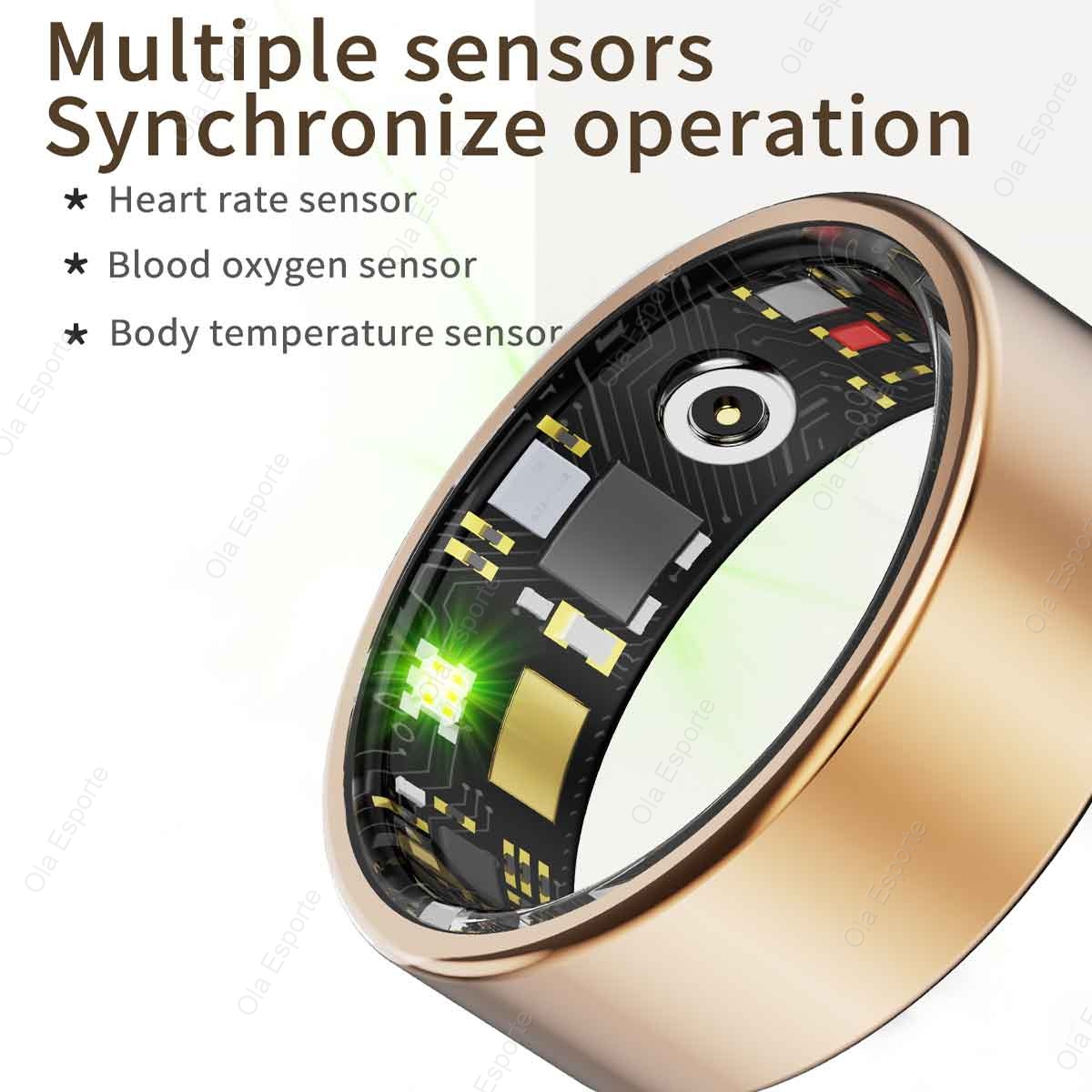 R09 Smart Ring Men Women with  - огляд і ціна Temperature Ring Skin