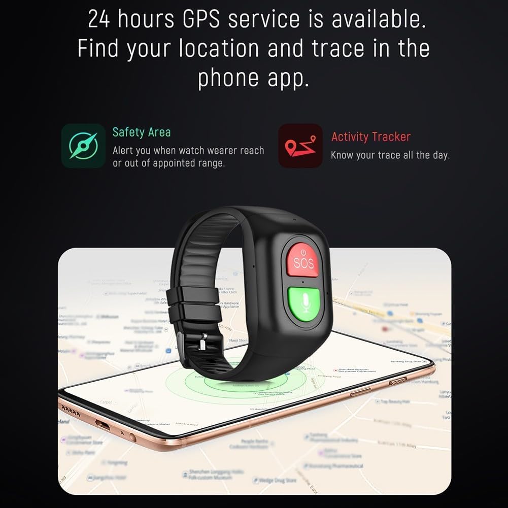 Wonlex S8 Elderly GPS Tracker  - огляд і ціна Fall Detection Watch